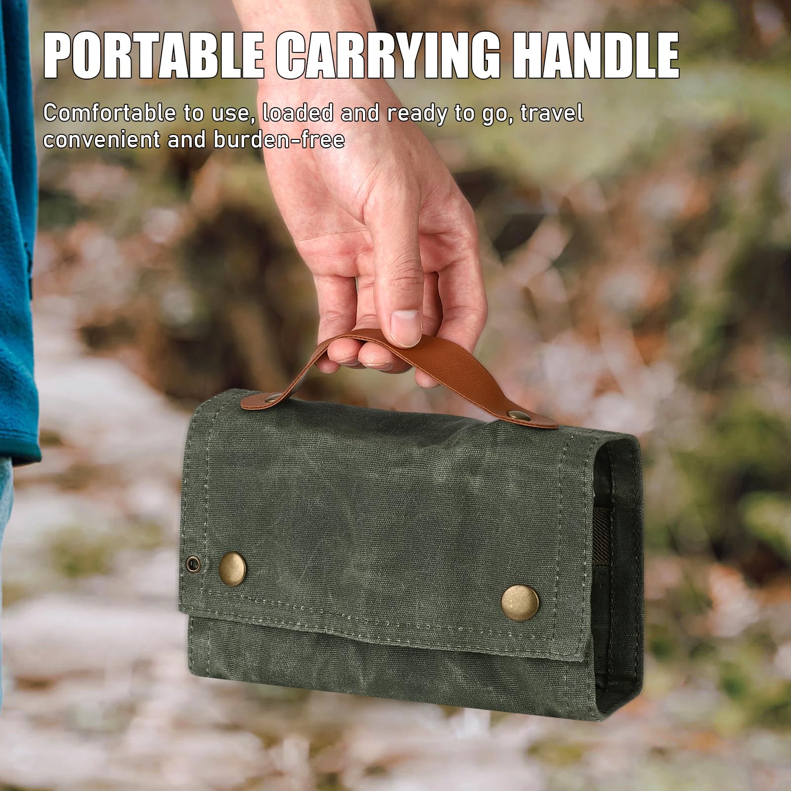 TOBWOLF elastic spice slots keep containers organized.