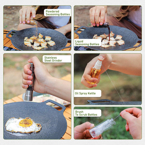 TOBWOLF oil spray bottle provides precise oil control.