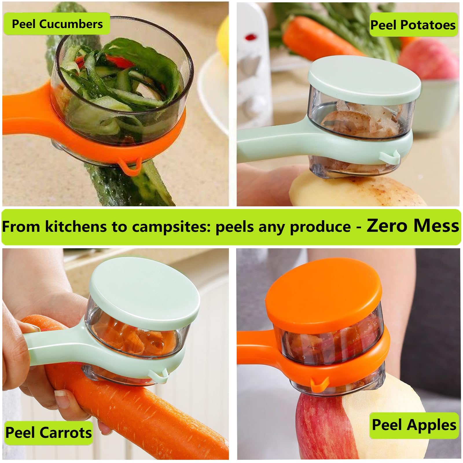 Tochinkar ergonomic non-slip-handle peeler provides secure grip during prep
