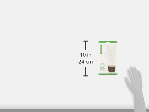 Toddy THMPF20 ready-to-brew setup simplifies cleanup after brewing.