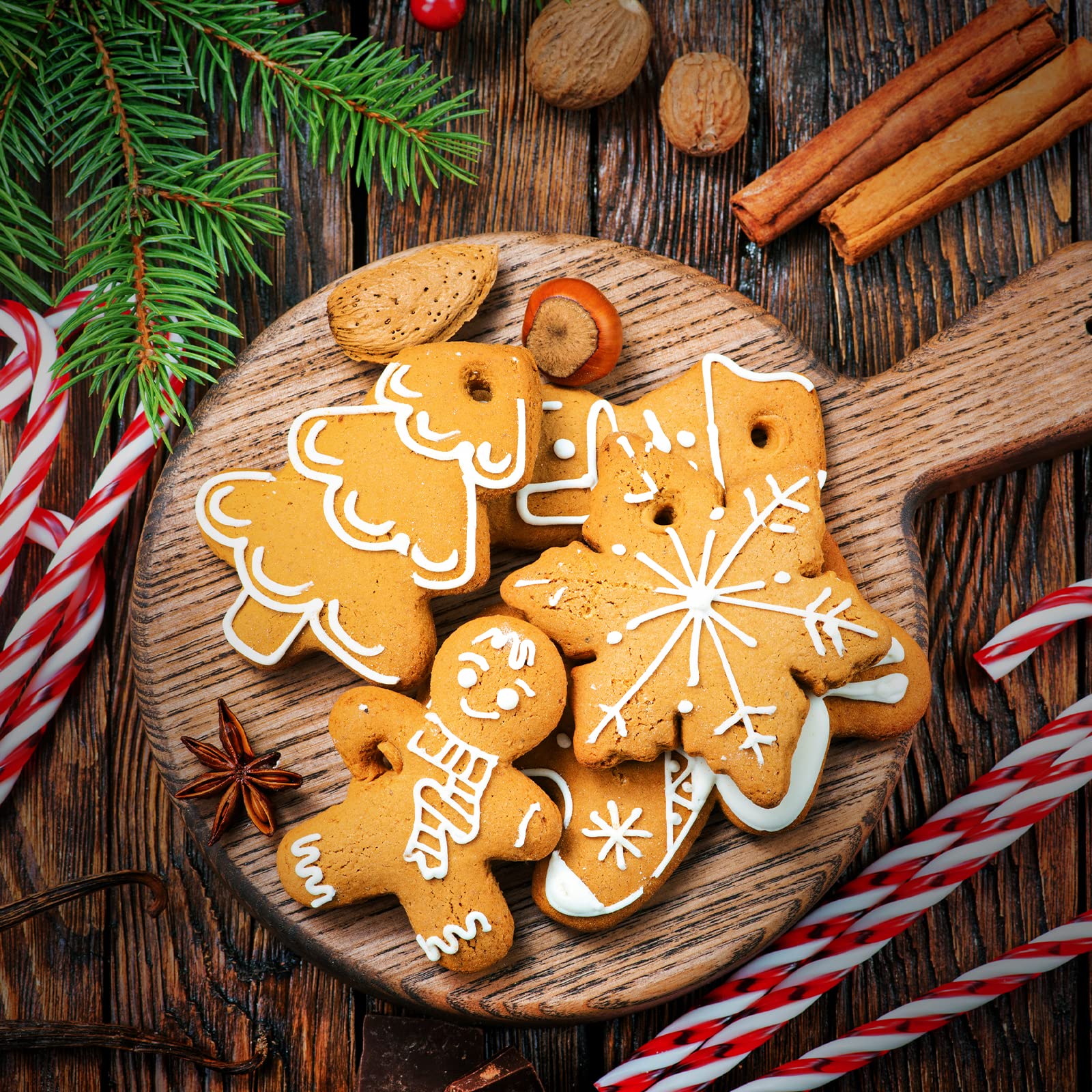 Toekt star cutter yields bright, holiday-ready cookies for trays and gifts.
