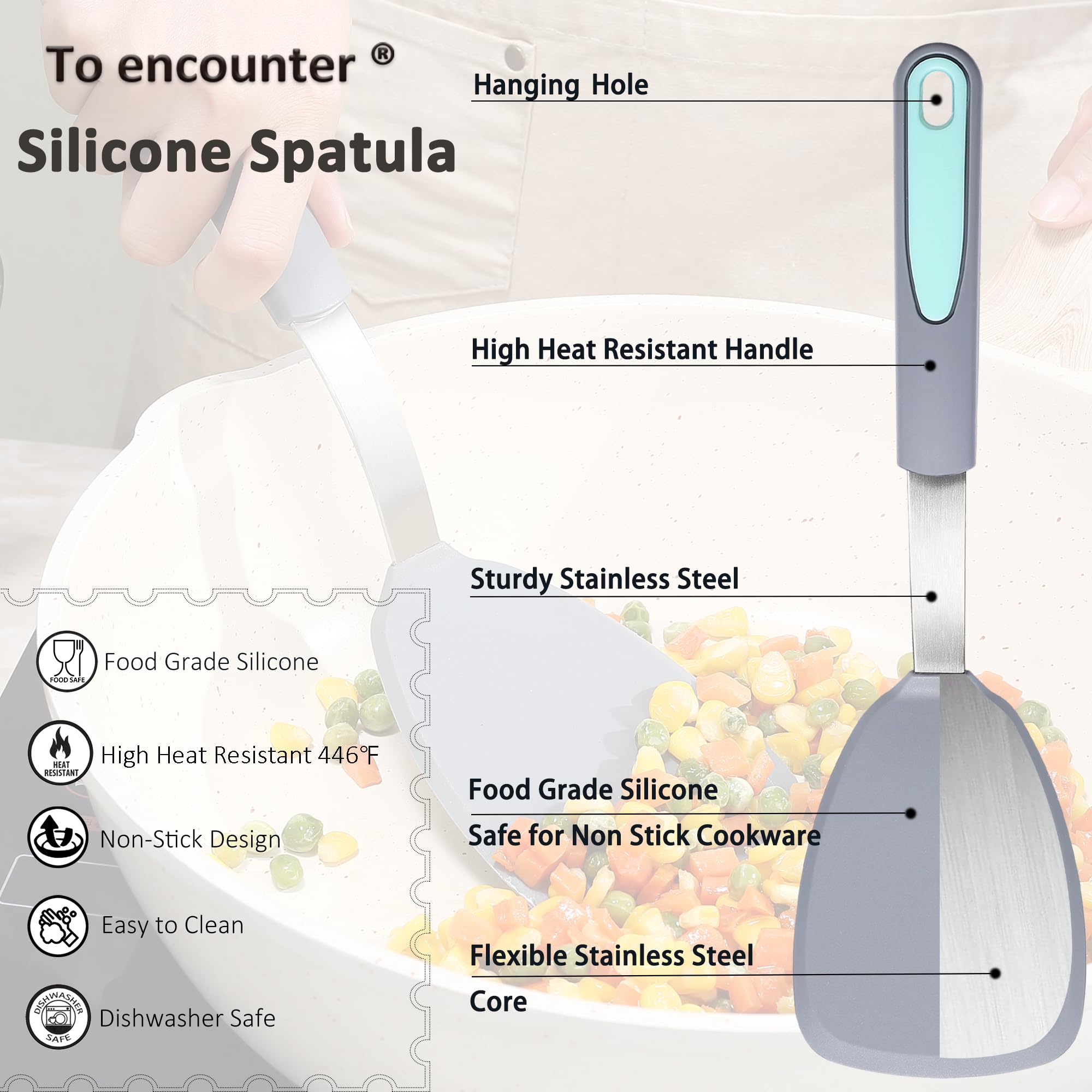 To Encounter fish spatula turning delicate fish without tearing