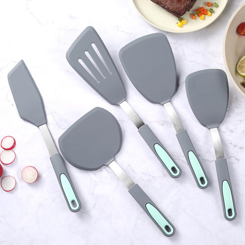 To Encounter hanging hole storage keeps utensils dry and accessible