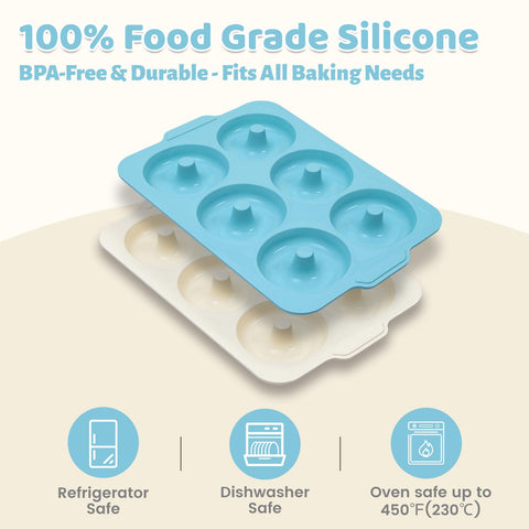 Toeusog donut pan supports gluten-free and vegan donut options.