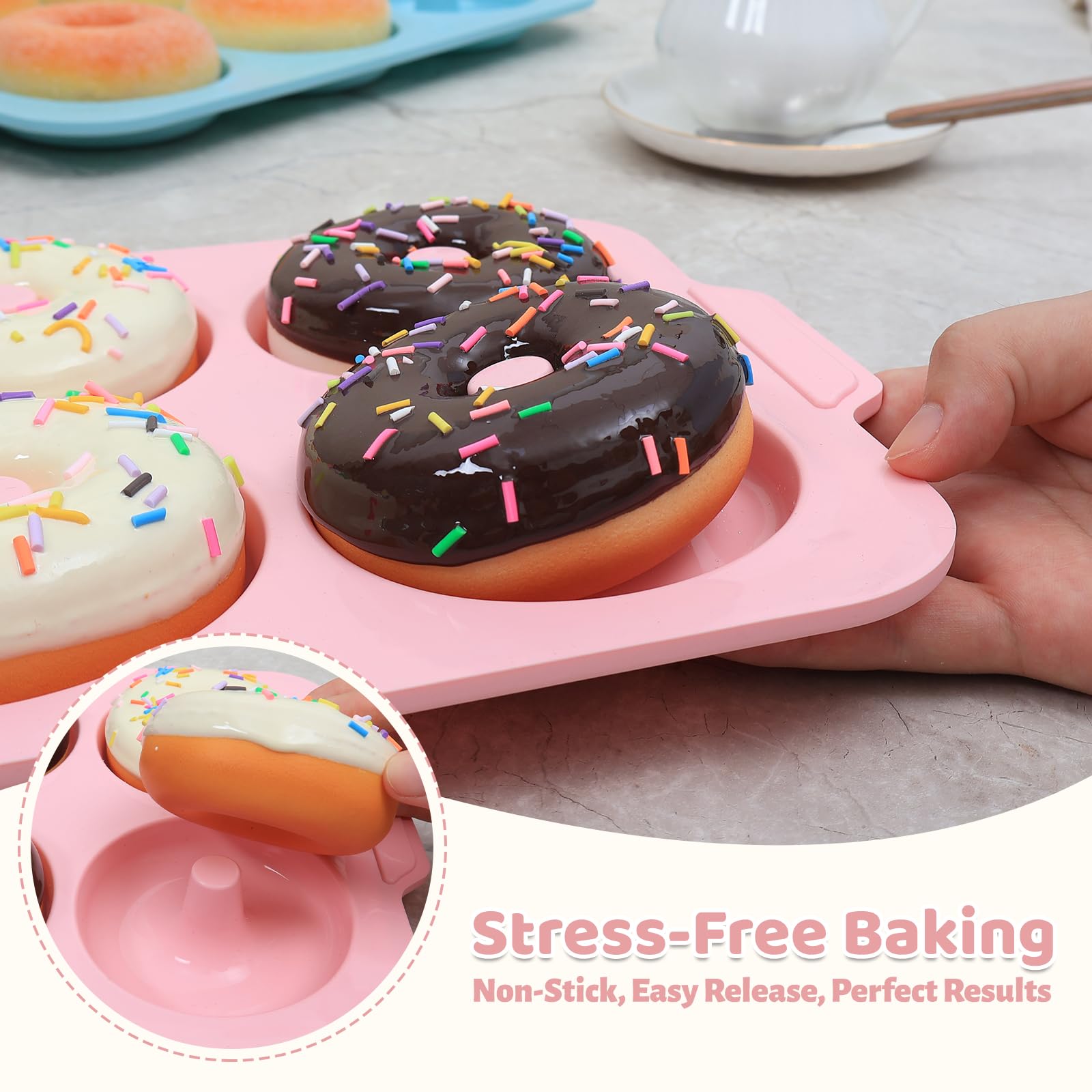Toeusog heat resistant silicone pan withstands wide temperature range