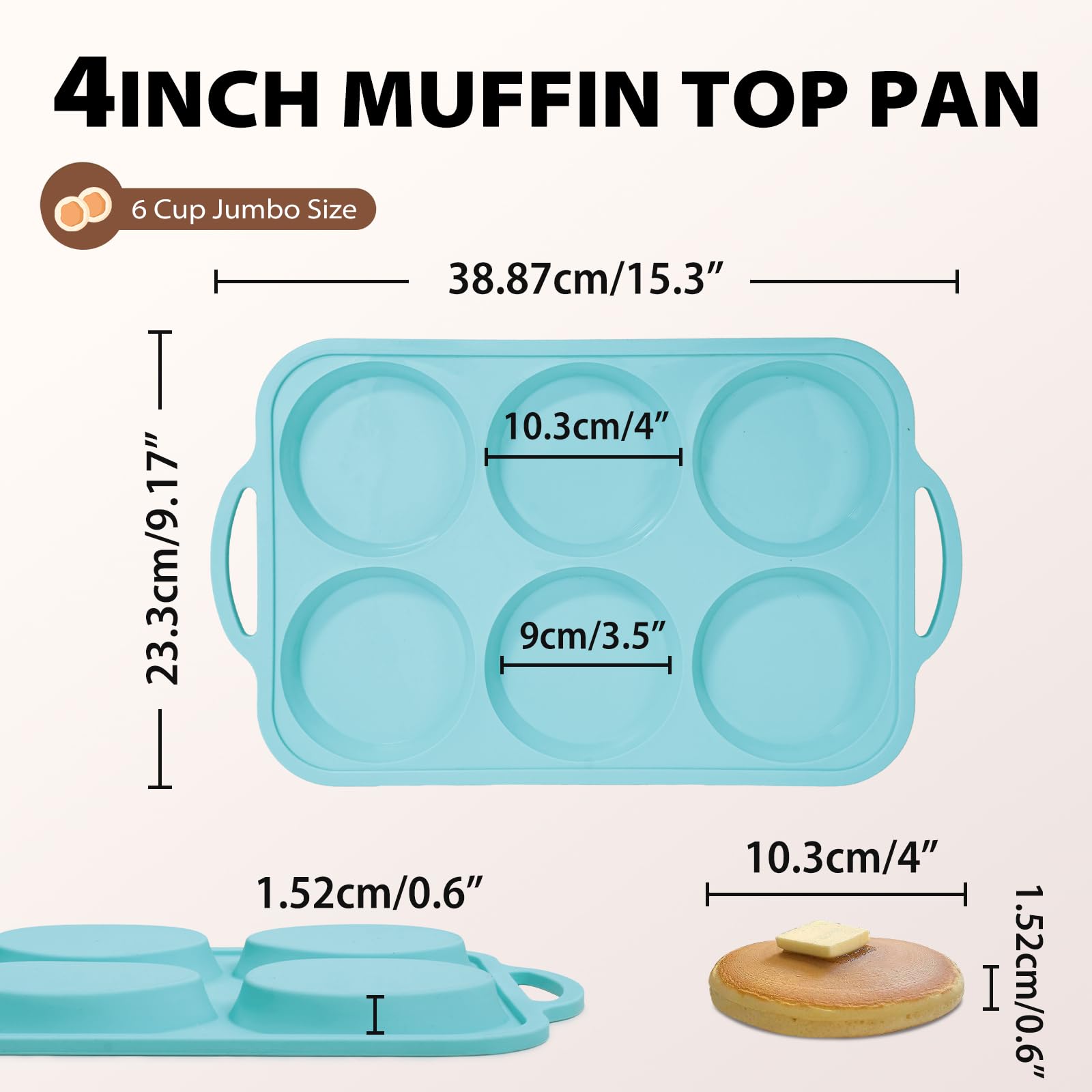 Toeusog egg bites mold features a sturdy metal frame for stable baking.