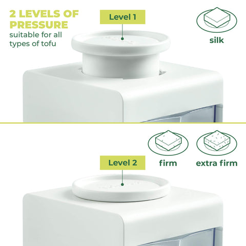 TofuBud Tofu Press dishwasher-safe parts for easy cleaning after meals.