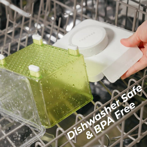 TOFUDEE Tofu Press drain function simplifies moisture removal for cleaner results.
