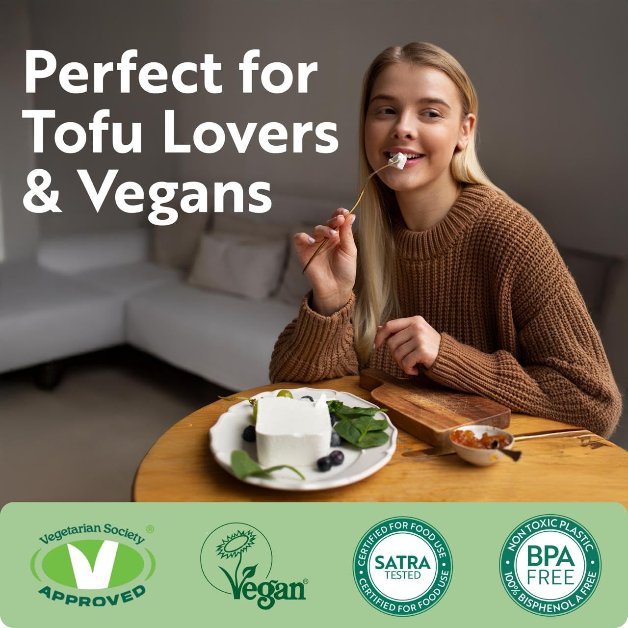 Tofuture Tofu Press dishwasher-safe components for easy cleanup