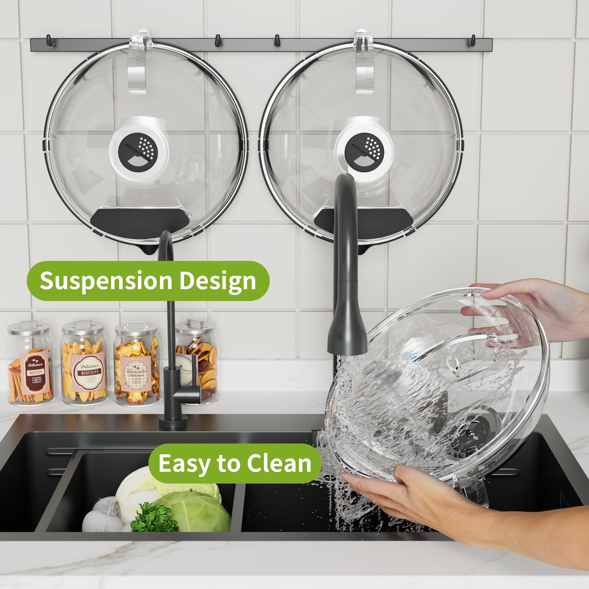 TOFWOF clear lid allows quick meal monitoring while heating