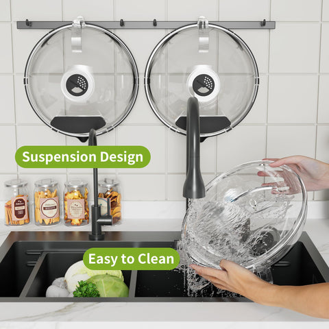 TOFWOF clear lid allows quick meal monitoring while heating