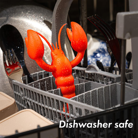 togo eye-catching lobster decor adds playful coastal charm