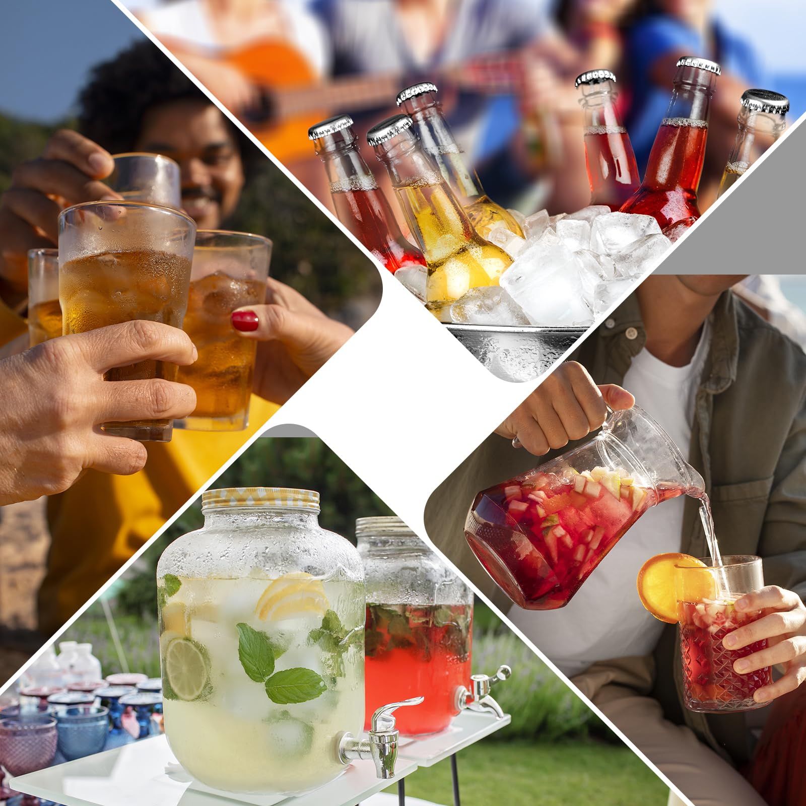 Tohsssik tray helping craft perfect cocktail ice and chilled beverages