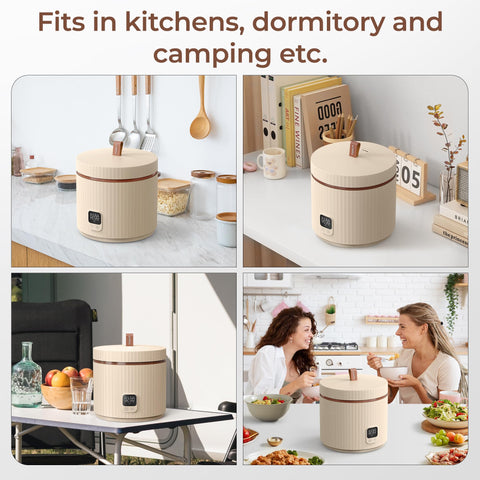 TOKIT rice cooker small kitchen setup in a compact apartment