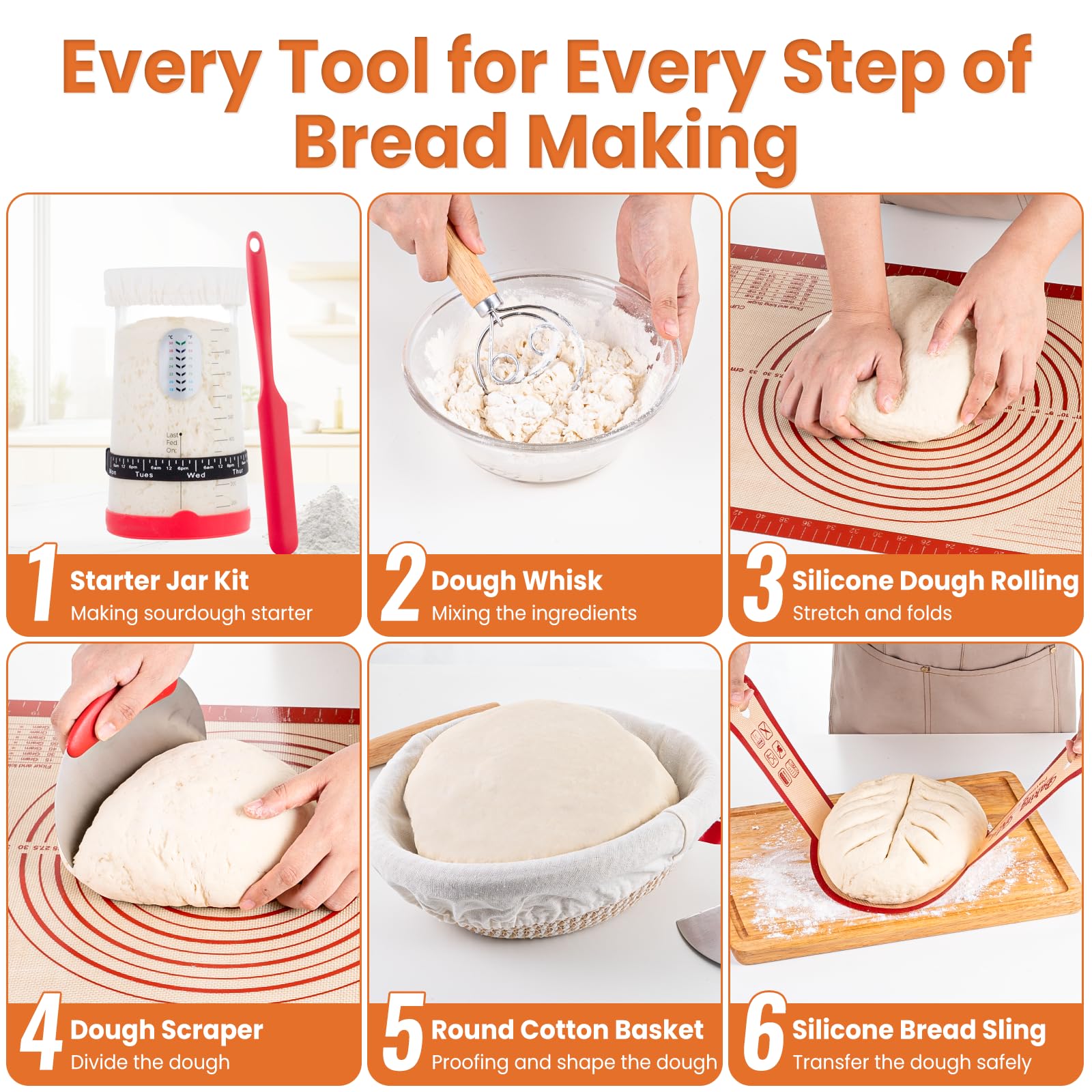 TomCare bread lame blades deliver clean scoring before baking.