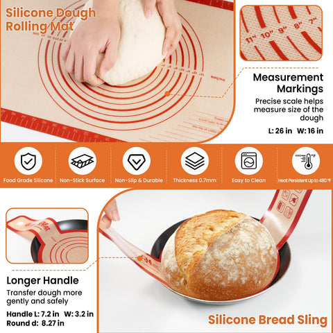 TomCare measuring cups and spoons enable precise ingredient measures.
