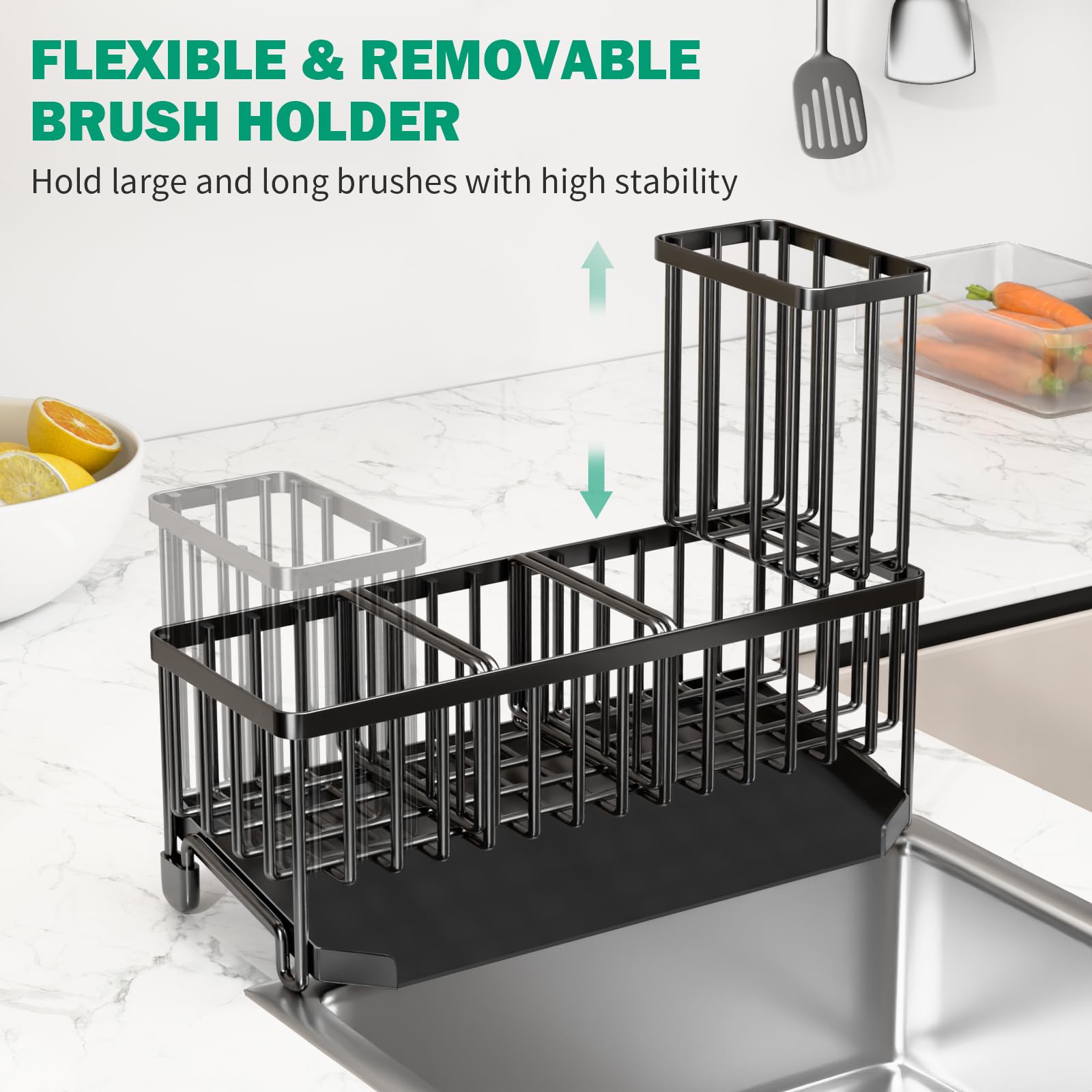 TomCare counter-space saving design helps maintain a neat, clutter-free kitchen.