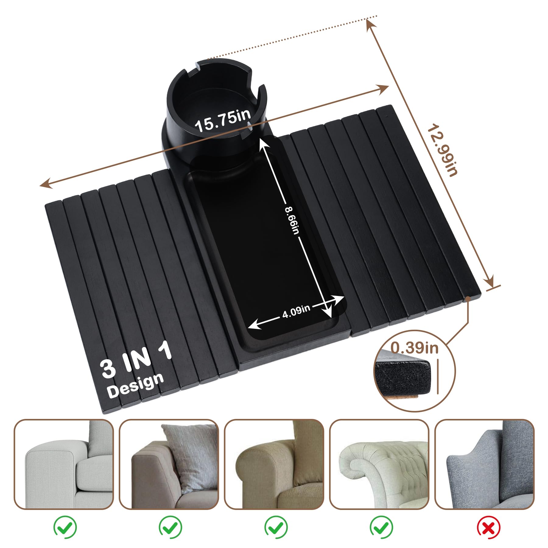 TOMLYOP cup holder 360 rotation demonstrating flexible beverage placement