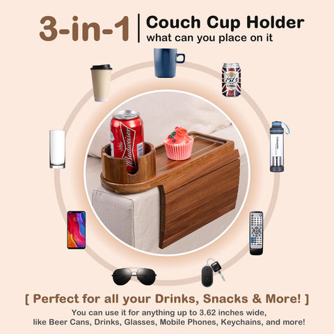 Gift-ready TOMLYOP couch tray suitable for housewarmings and holidays.