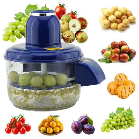 Tommax Automatic Fruit Peeler with cordless design for flexible kitchen use.