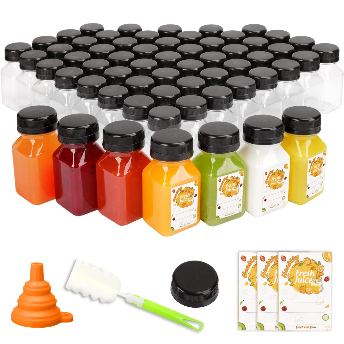 TOMNK 4oz bottle with tamper-evident cap for hygienic beverages.