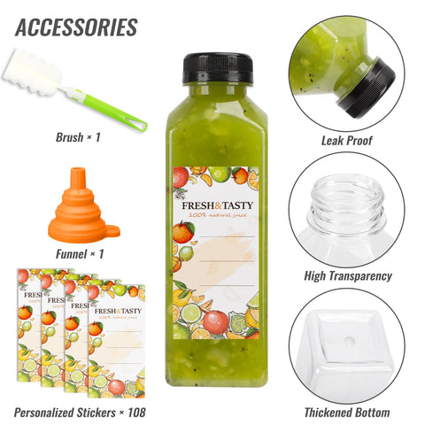 TOMNK bottle-set includes cleaning brush for thorough post-use care