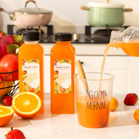 TOMNK premium PET bottles are freezer-safe and odor-free for daily use