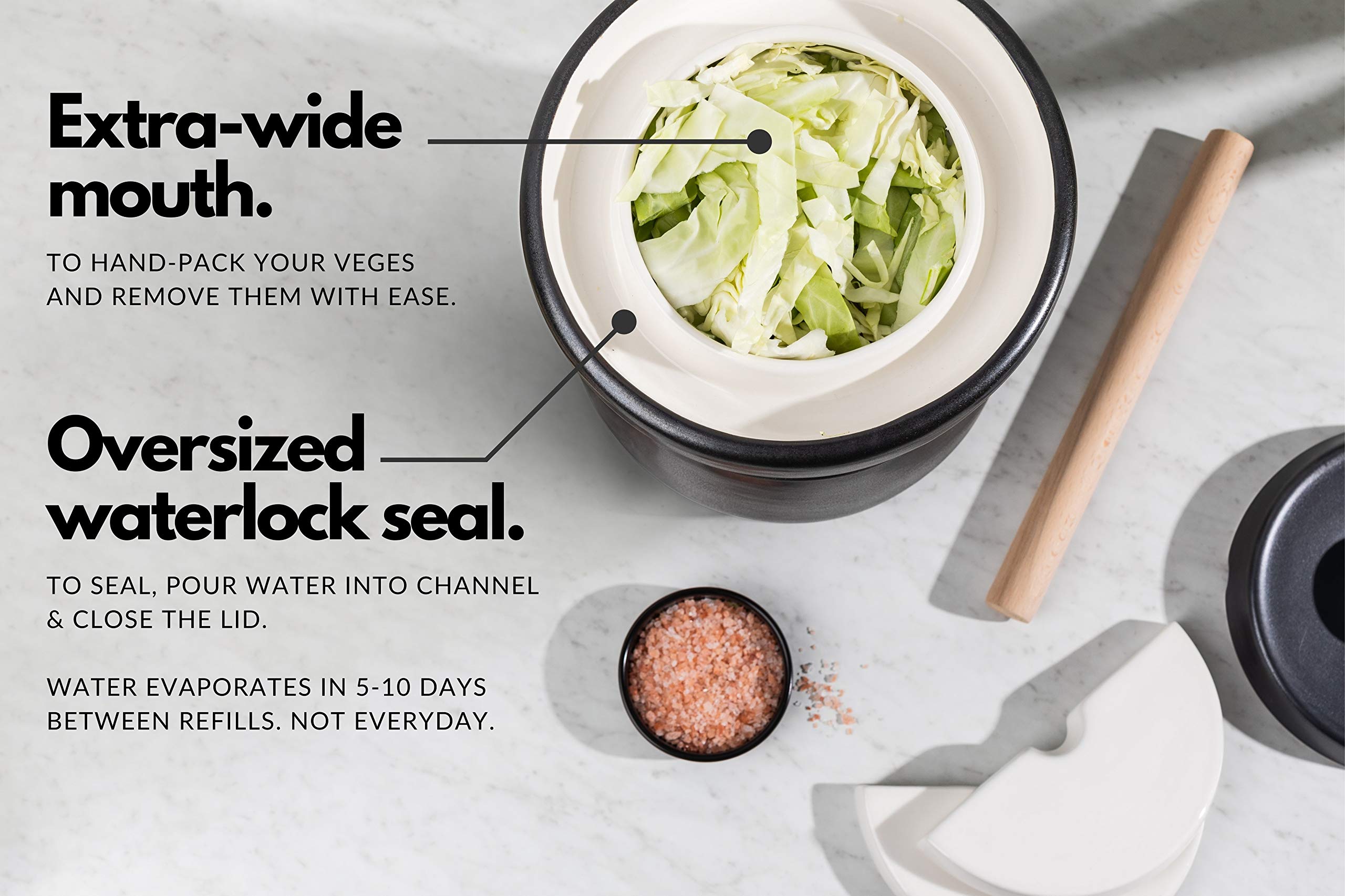 TOMO stoneware durable walls preserve flavor and resist staining