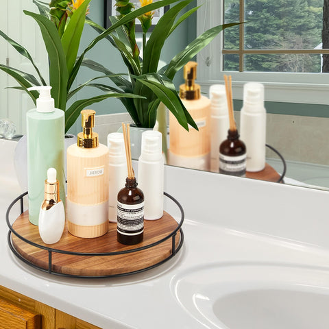 Tomoaza eco-friendly acacia piece adds natural charm to any dining setup.