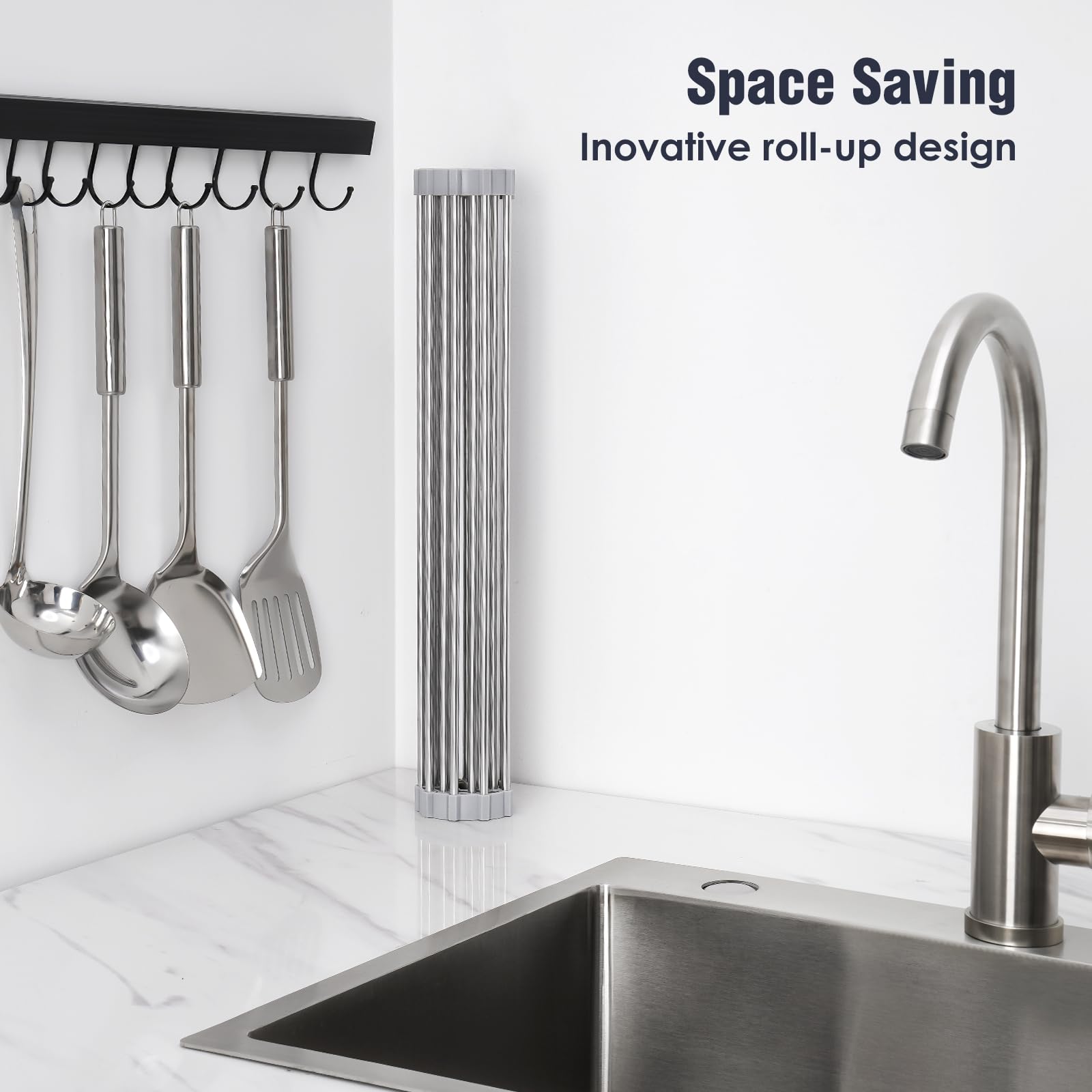 Tomorotec 304 stainless steel rack for durable, rust-resistant drying