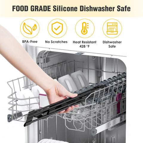 Tomorotec customizable triangle fit adapts to your sink corner for a perfect size.