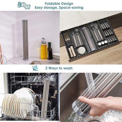 Tomorotec easy-to-clean, oil-proof rack is dishwasher safe.