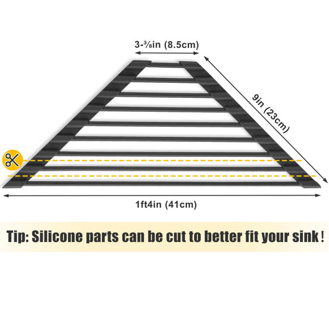 Tomorotec heat-safe rack acts as a mini trivet for hot pots and pans.