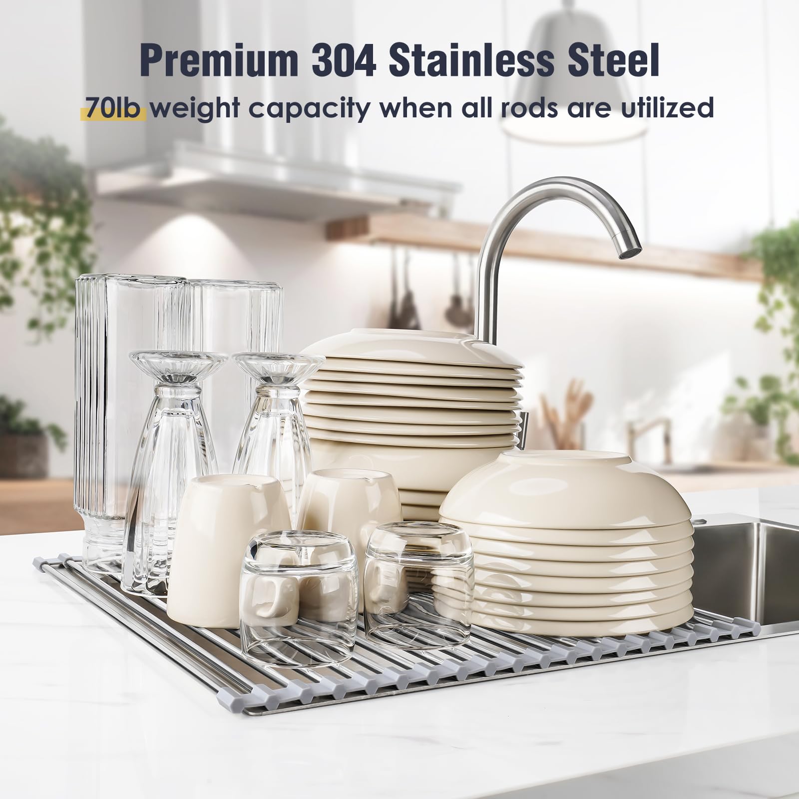 Tomorotec 304 stainless steel design resists rust for long-lasting use.