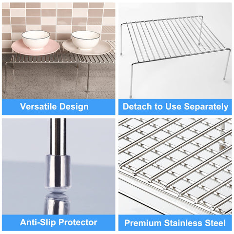 Tomorotec rust proof steel ensures easy cleaning and durability.