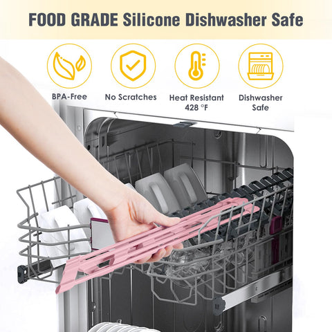 Tomorotec 16.1 by 6.3 inch rack fits small sinks for efficient drainage.