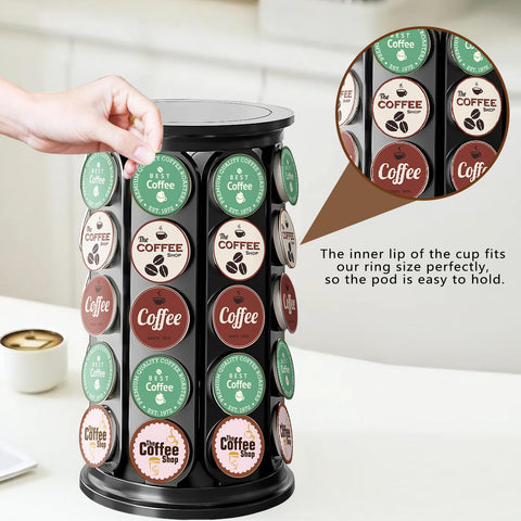 Tomshub K-Cup Holder universal compatibility fits standard Keurig pods.