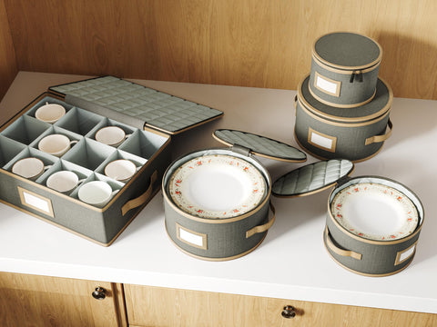 TomVista dedicated mug container keeps cups secure and organized
