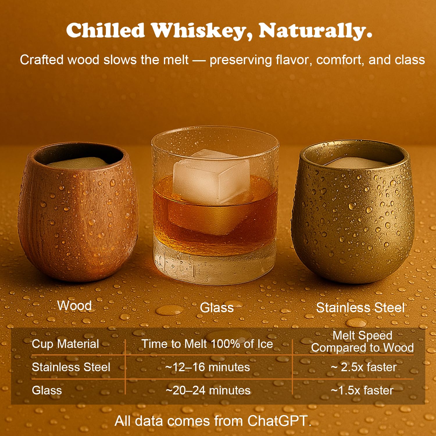 Tomzio 11oz bourbon glass with large capacity for generous pours
