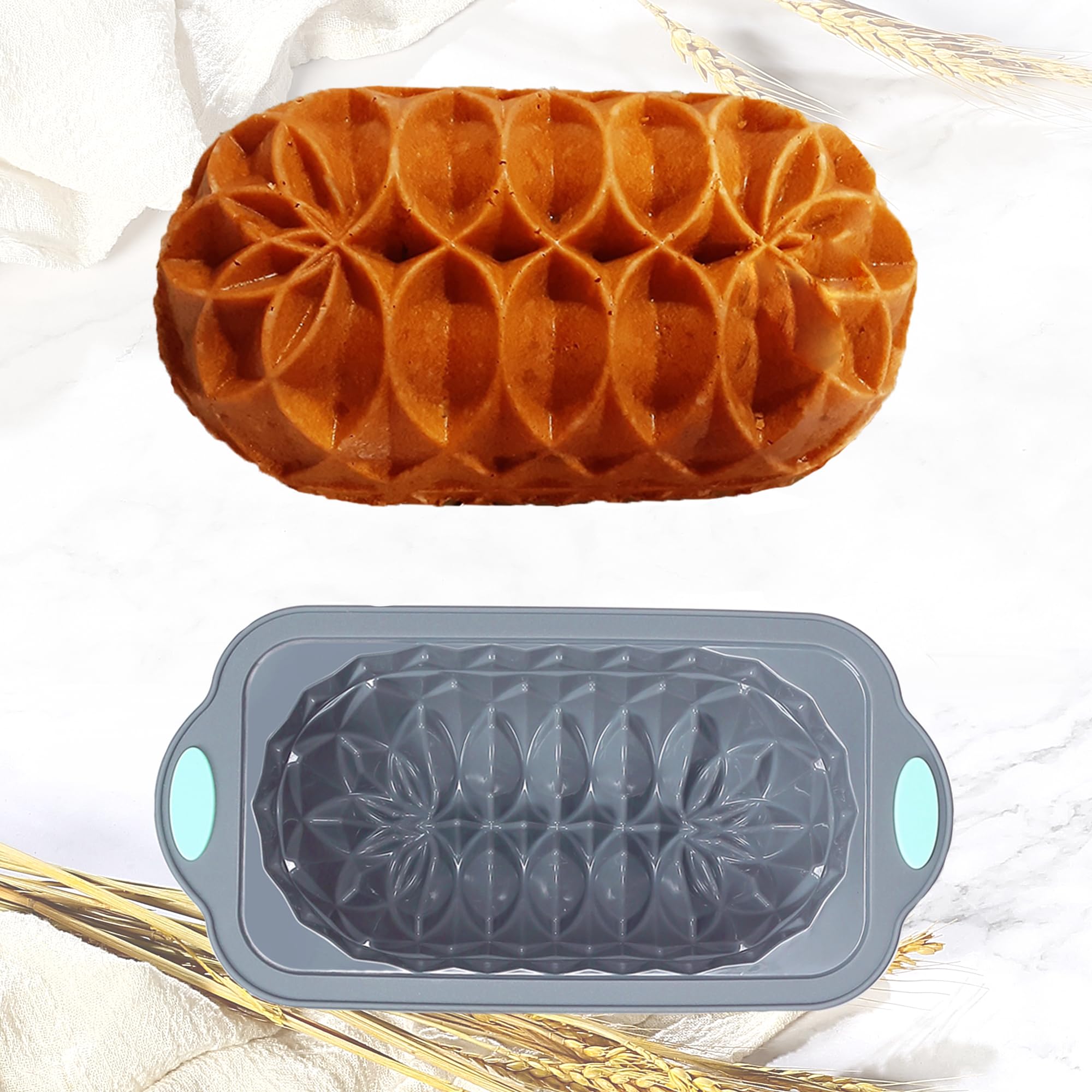 Tongjude easy-release silicone pan for smooth cake slices