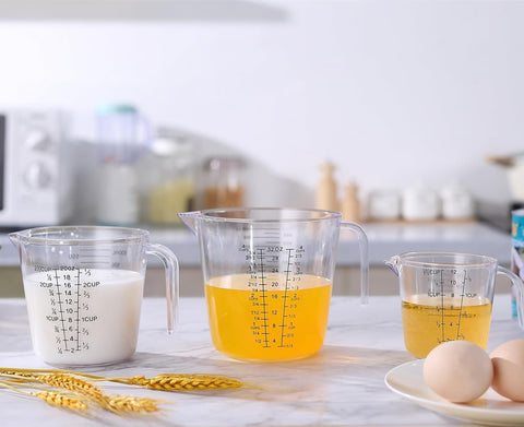 Tongjude measuring cups and spoons for precise ingredient prep.