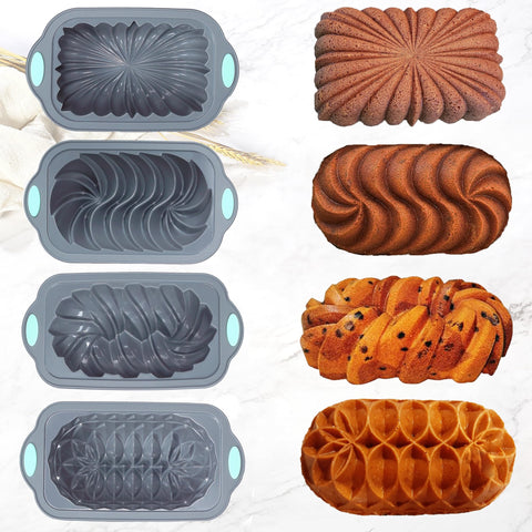 Tongjude silicone loaf pan close-up showing non-stick surface for easy release