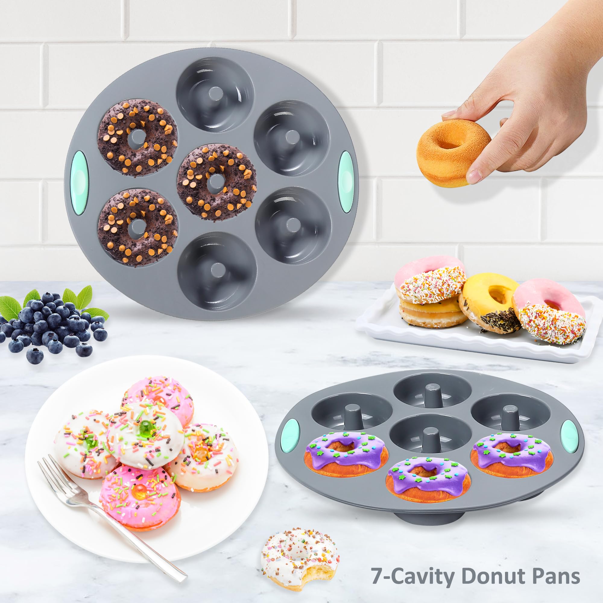Tongjude silicone loaf pan for even browning and clean release.
