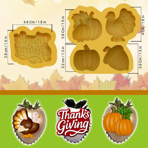 Toni Crafty pumpkin motif with precise details for decorations