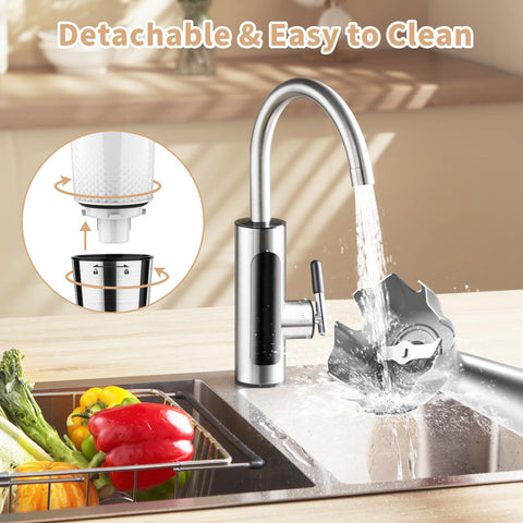 Toogel white housing cordless blender with ergonomic handle for comfortable use