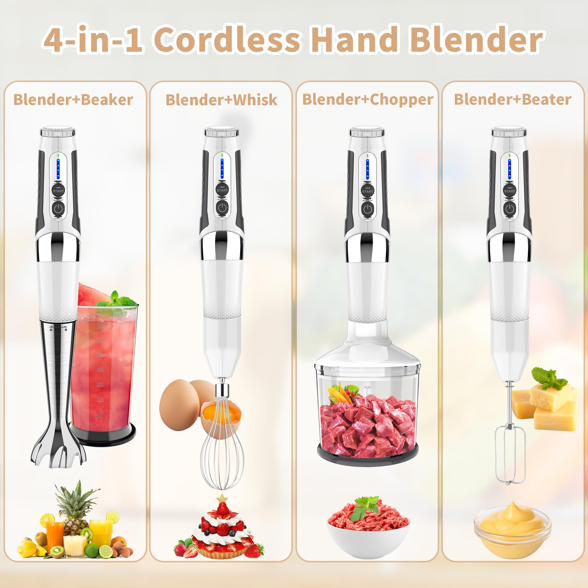 Toogel whisk attachment ideal for emulsions and whipped cream