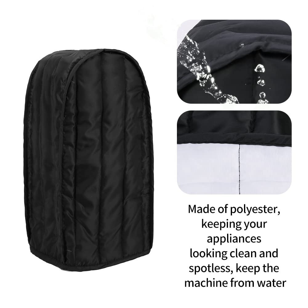 Tookie black blender cover coordinates with kitchen decor for a cohesive look