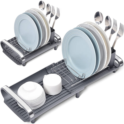 TOOLF small dish drying rack extended to fit more plates neatly.