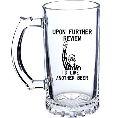 Toothsome Studios Upon Further Review mug front view, game day ready and comfortable to hold.