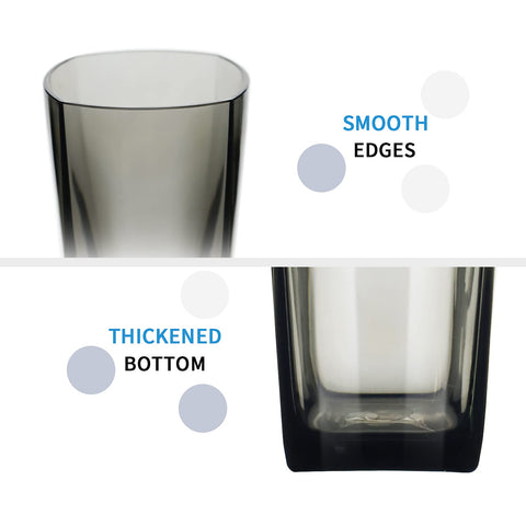 Top-spring six-pack gray tumblers offer durable, reusable drinking options.